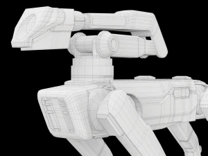 Spot Robot Boston Dynamics com bra&ccedil;o Modelo 3D