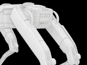 Spot Robot Boston Dynamics com bra&ccedil;o Modelo 3D