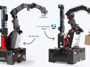 Stretch Robot Boston Dynamics 3D Model