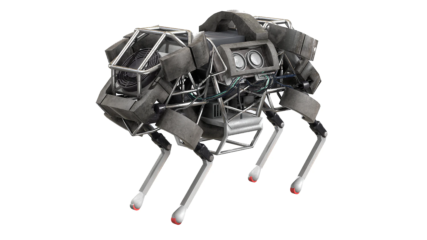 WildCat Robot Boston Dynamics 3D Model .c4d .max .obj .3ds .fbx .stl .blend