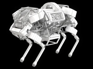 WildCat Robot Boston Dynamics 3D Model