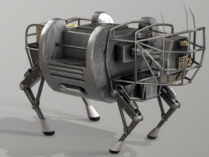 LS3 Robot Boston Dynamics Model 3D