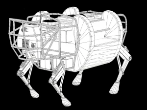 LS3 Robot Boston Dynamics 3D Model