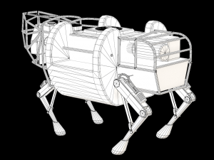LS3 Robot Boston Dynamics Model 3D