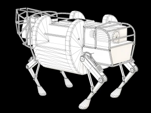 LS3 Robot Boston Dynamics 3D Model