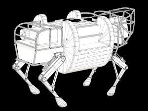 LS3 Robot Boston Dynamics 3D Model