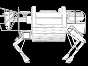LS3 Robot Boston Dynamics 3D Model
