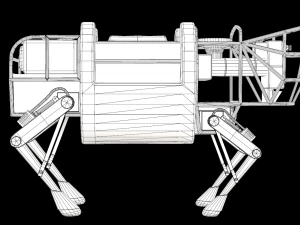LS3 Robot Boston Dynamics 3D Model