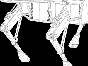 LS3 Robot Boston Dynamics Model 3D