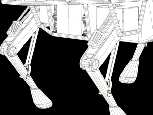 LS3 Robot Boston Dynamics 3D Model