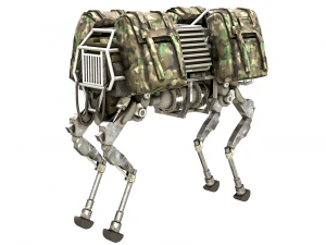 Робот BigDog Boston Dynamics 3D Модель