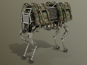 BigDog Robot Boston Dynamics 3D 模型