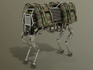 BigDog Robot Boston Dynamics 3D Model