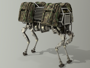 BigDog Robot Boston Dynamics 3D 模型