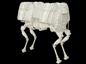 BigDog Robot Boston Dynamics 3D 模型