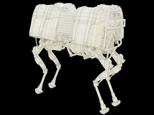 BigDog Robot Boston Dynamics 3D 模型
