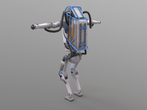 Atlas Robot Boston Dynamics Model 3D