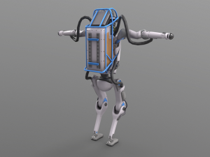 Atlas Robot Boston Dynamics Model 3D