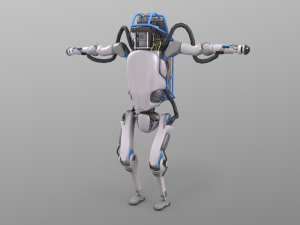 Atlas Robot Boston Dynamics Model 3D