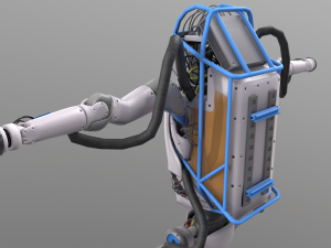 Atlas Robot Boston Dynamics Model 3D