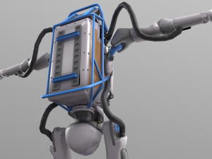 Atlas Robot Boston Dynamics Model 3D