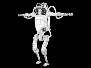 Atlas Robot Boston Dynamics Model 3D