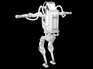Atlas Robot Boston Dynamics Model 3D