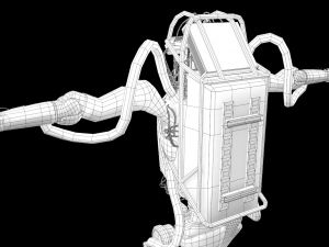 Atlas Robot Boston Dynamics Model 3D