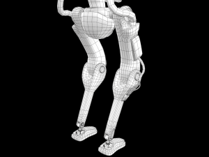 Atlas Robot Boston Dynamics Model 3D