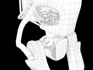 Atlas Robot Boston Dynamics Model 3D