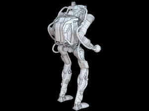 Atlas Robot Boston Dynamics Modèle 3D