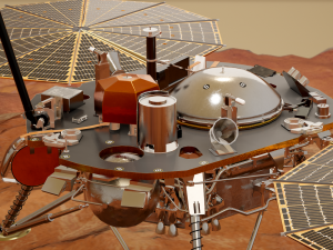 InSight NASA Mars Lander 3D Model