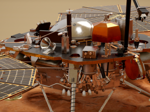 InSight NASA Mars Lander 3D Model