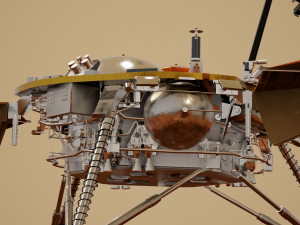 InSight NASA Mars Lander 3D Model