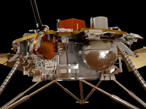 InSight NASA Mars Lander 3D Model