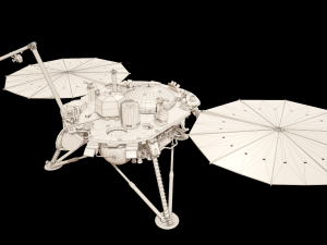 InSight NASA Mars Lander 3D Model
