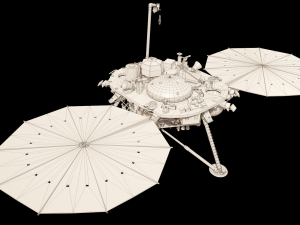 InSight NASA Mars Lander 3D Model