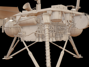 InSight NASA Mars Lander 3D Model