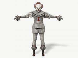 Clown Pennywise - It 3D Model
