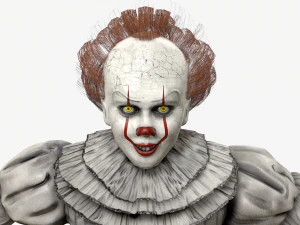 Clown Pennywise - It 3D Model