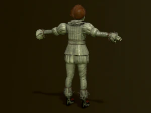 Clown Pennywise - It 3D Model