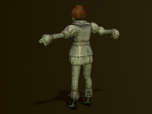 Clown Pennywise - It 3D Model