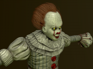 Clown Pennywise - It 3D Model