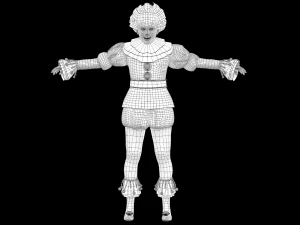 Clown Pennywise - It 3D Model