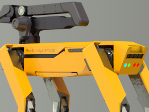 Spot Robot Boston Dynamics 3D 모델