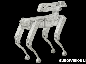 Spot Robot Boston Dynamics 3D 모델