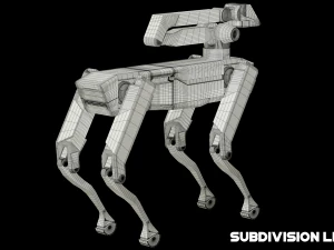 Spot Robot Boston Dynamics 3D Model
