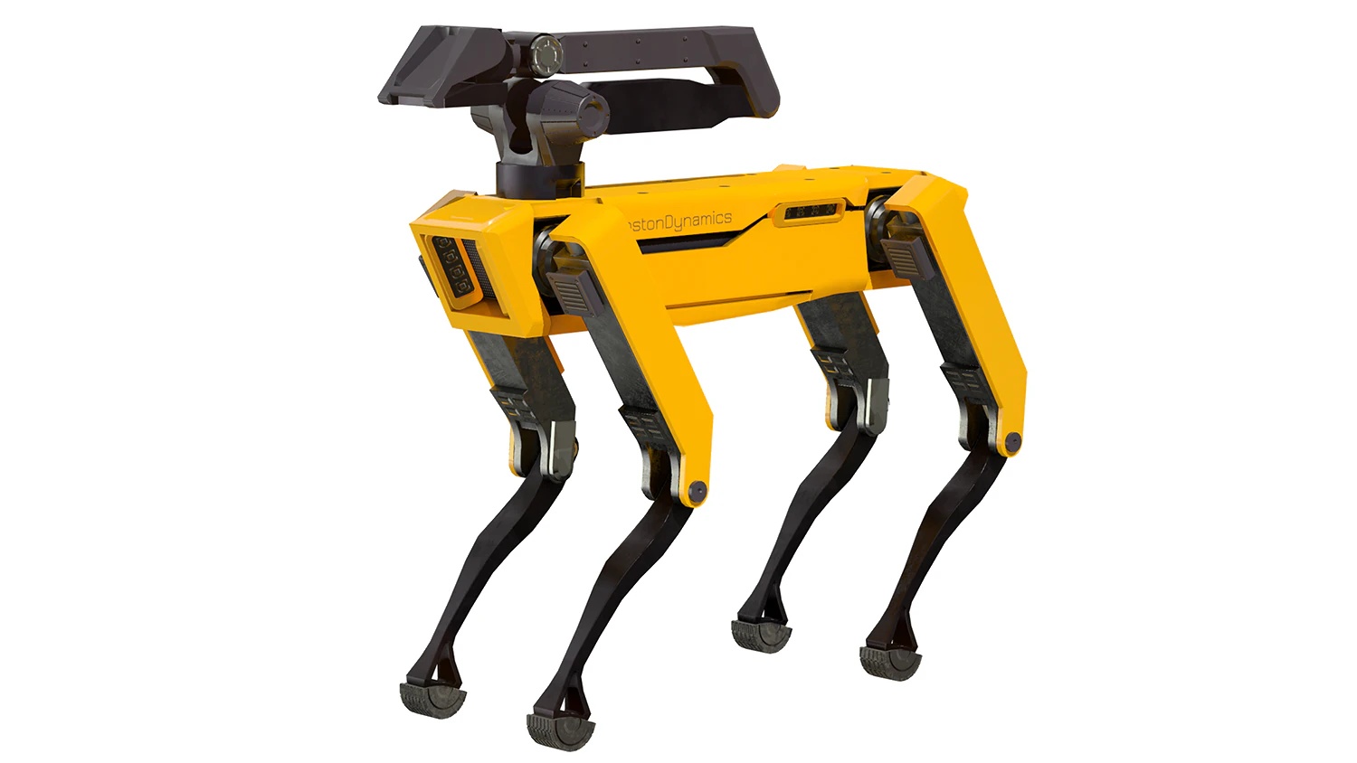 Spot Robot Boston Dynamics 3D Model .c4d .max .obj .3ds .fbx .stl .blend 