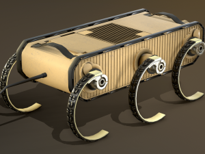 RHex Robot Boston Dynamics Model 3D