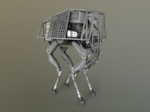 BigDog Robot Boston Dynamics Modèle 3D